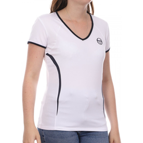 Vêtements Femme T-shirts manches courtes Sergio Tacchini 36882-000 Blanc