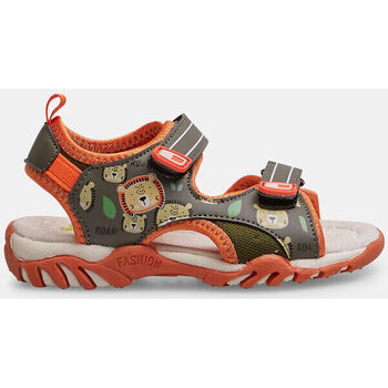 Chaussures Sandales et Nu-pieds Bubblegummers Sandales garçon avec bandes velcro Unisex Bata Orange