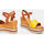 Chaussures Femme Sandales et Nu-pieds Bata Sandales pour femme compensées Famme Jaune