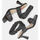 Chaussures Femme Sandales et Nu-pieds Bata Sandales avec bride froncée et talon Noir