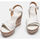 Chaussures Femme Je souhaite recevoir les bons plans des partenaires de JmksportShops Sandales femme en cuir compensées Famme Blanc
