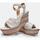 Chaussures Femme Sandales et Nu-pieds Bata Sandales femme en cuir compensées Famme Blanc