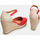 Chaussures Femme Baskets mode Bata Sandales compensées modèle espadrilles Rouge