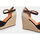 Chaussures Femme Baskets mode Bata Sandales compensées modèle espadrilles Noir