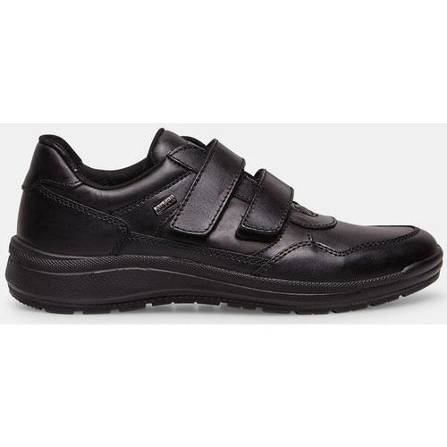 Chaussures Baskets mode Bata Baskets en cuir bandes velcro Unisex Noir