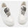 Chaussures Femme Baskets mode Bata Baskets décor bijou effet cuir Famme Blanc