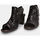 Chaussures Femme Sandales et Nu-pieds Femme Sandales en cuir bout ouvert Famme Noir