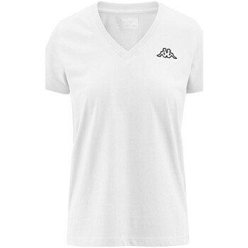 Vêtements Femme T-shirts manches courtes Kappa 303H0P0 Blanc