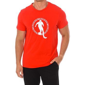 Vêtements Homme T-shirts manches courtes Bikkembergs BKK1MTS02-RED Rouge