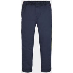 Vêtements Garçon Pantalons Tommy Hilfiger KB0KB05593 PULL ON TAPE CHINO-C87 TWLIGHT NAVY Bleu