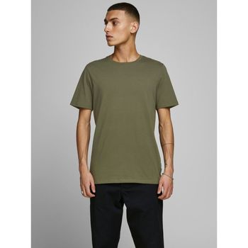 Vêtements Homme T-shirts & Polos Jack & Jones 12156101 JJEORGANIC BASIC TEE-OLIVE NIGHT Vert