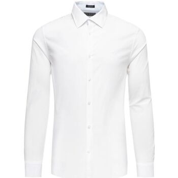 Vêtements Homme Chemises manches longues Guess P2127 M01H13 WCJQ0 ALAMEDA-FPP0 WHITE Blanc