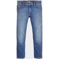 Vêtements Fille Jeans Tommy Hilfiger KG0KG04520 LANA STRAIGHT-1A5 TAPE BLUE STRETCH Bleu