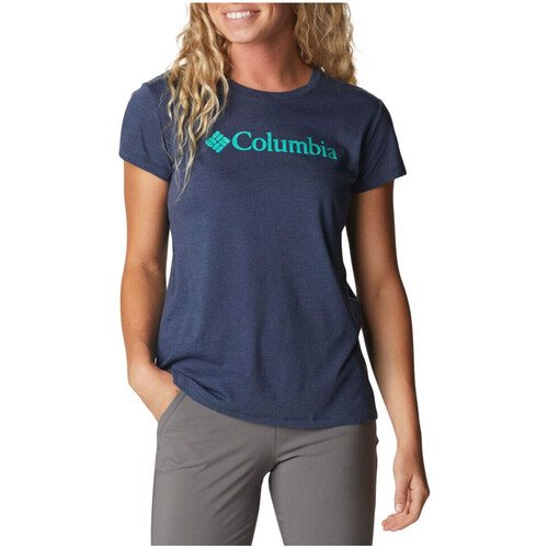 Vêtements Femme T-shirts & Polos Columbia TREK Bleu