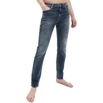 Vêtements Homme Jeans slim Calvin Klein Jeans Original logo ck Bleu