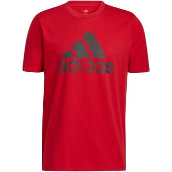 Vêtements Homme T-shirts manches courtes adidas Originals Brush T Rouge