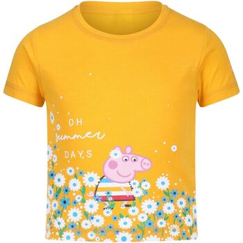 Vêtements Enfant Diadora Junior logo-print cotton T-shirt Rosa Regatta  Multicolore