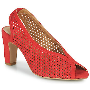 Sandale femme rouge - Livraison Gratuite | Spartoo !