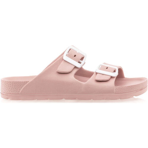 Chaussures Fille Mules Color Block Tongs / entre-doigts Fille Rose Rose