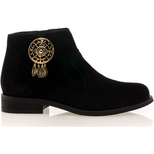 Chaussures Fille Bottines Pulls & Gilets Boots / bottines Fille Noir Noir