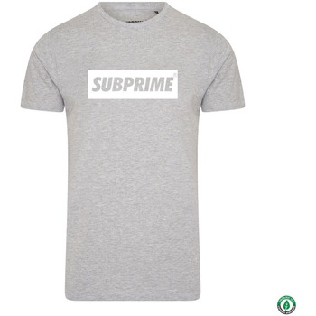 Vêtements Homme T-shirts manches courtes Subprime Shirt Block Grey Gris