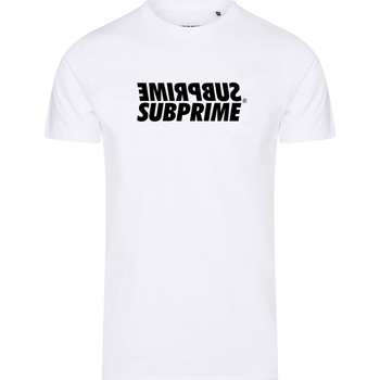 Vêtements Homme T-shirts manches courtes Subprime Shirt Mirror White Blanc