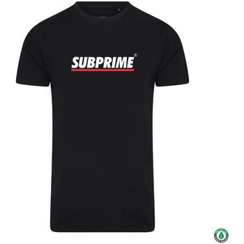 Vêtements T-shirts manches courtes Subprime Shirt Stripe Black Noir