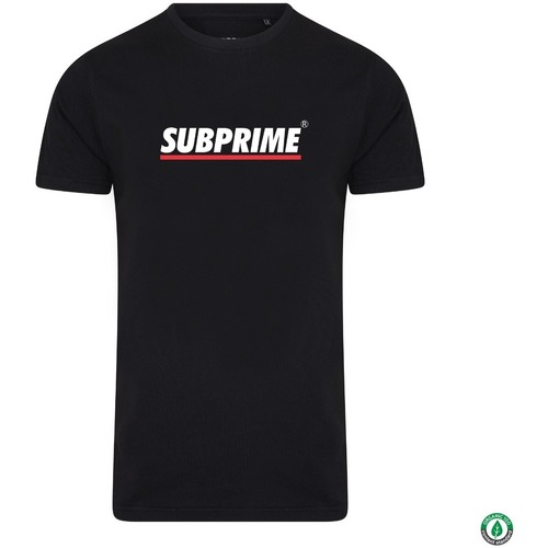 Vêtements T-shirts manches courtes Subprime BOSS Langermet Polo Pirol Noir
