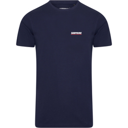 Vêtements Homme T-shirts Selected manches courtes Subprime Shirt Chest Logo Navy Bleu