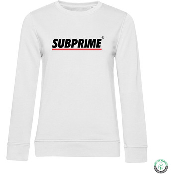 Vêtements Femme Sweats Subprime Sweater Stripe White Blanc