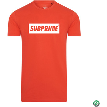Vêtements Homme T-shirts manches courtes Subprime Shirt Block Rood Rouge
