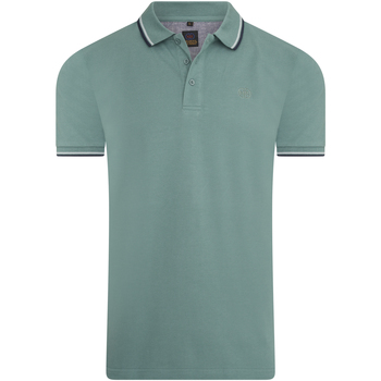 Vêtements Homme Polos manches courtes Mario Russo Tipped Polo Edward Vert