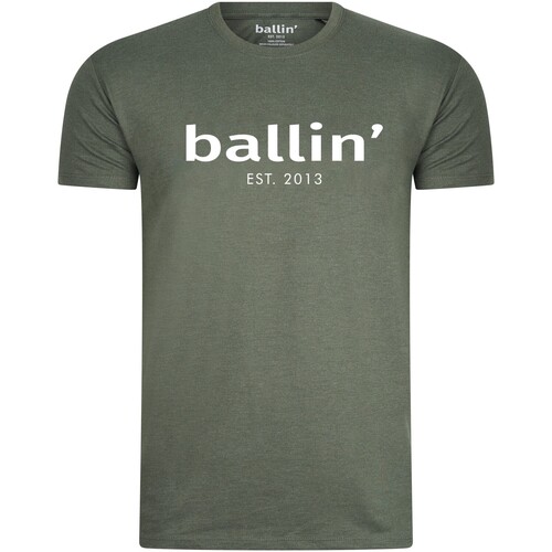 Vêtements Homme Pantoufles / Chaussons Ballin Est. 2013 Regular Fit Shirt Vert