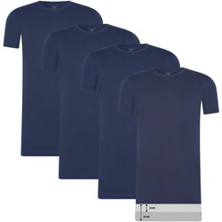 Vêtements Homme CafèNoir T-Shirt Bianco Cappuccino Italia 4-Pack T-shirts TIGER Bleu