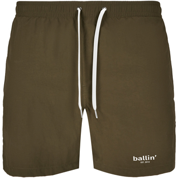 Vêtements Homme Maillots / Shorts de bain Ballin Est. 2013 Small Logo Zwembroek Vert