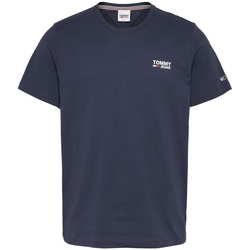 Vêtements Homme T-shirts manches courtes Tommy Jeans Logo Shirt Bleu