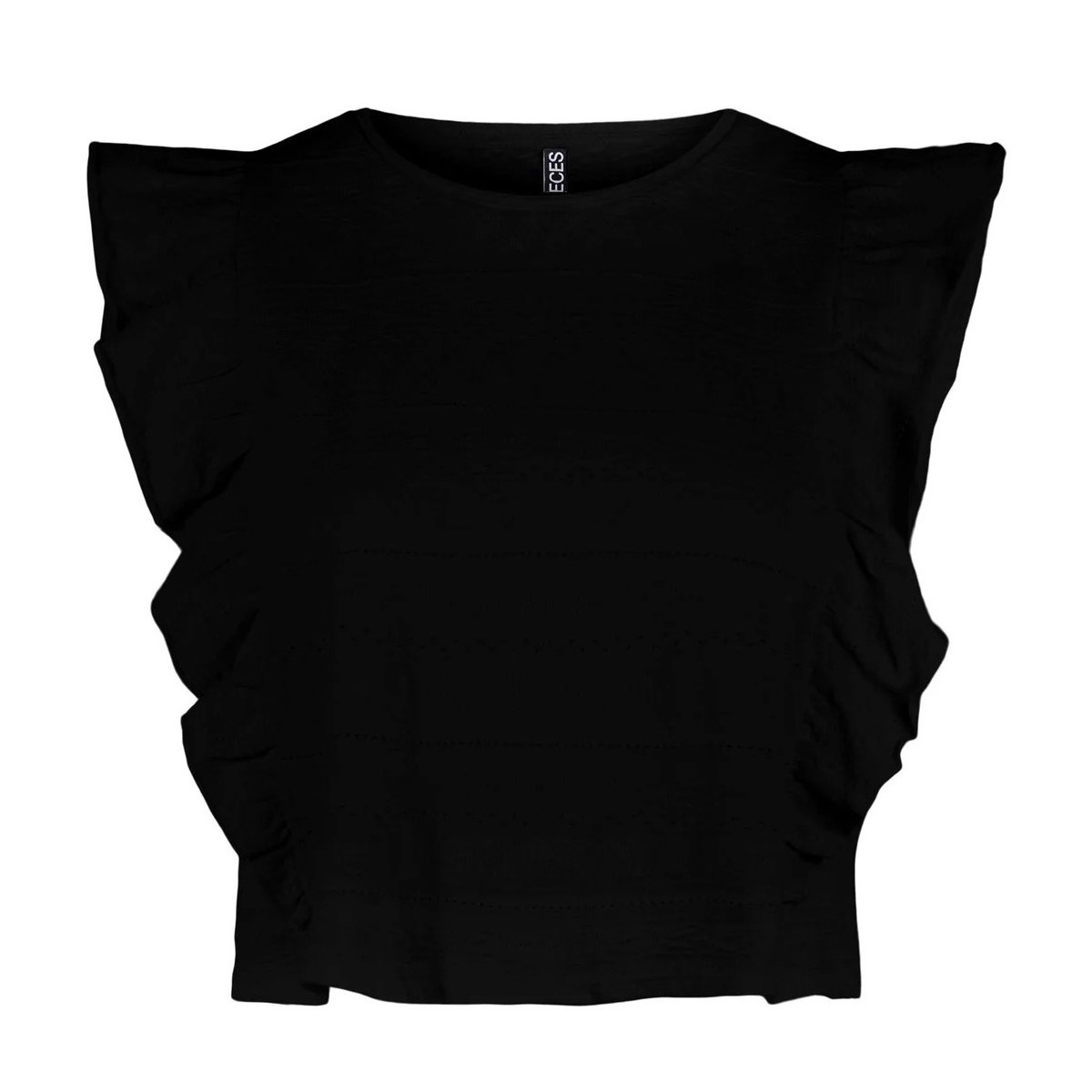 Vêtements Femme Débardeurs / T-shirts sans manche Pieces T-shirt sans manches noir Noir
