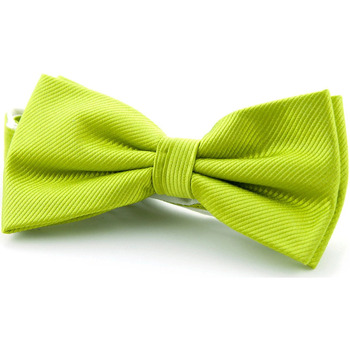 cravates et accessoires suitable  smoking noeud papillon soie vert citron f04 