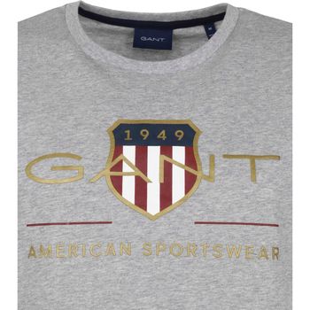 Gant T-shirt Logo Gris Gris