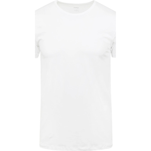 Vêtements Homme T-shirts & Polos Mey T-shirt Col Rond Dry Coton Blanc Blanc