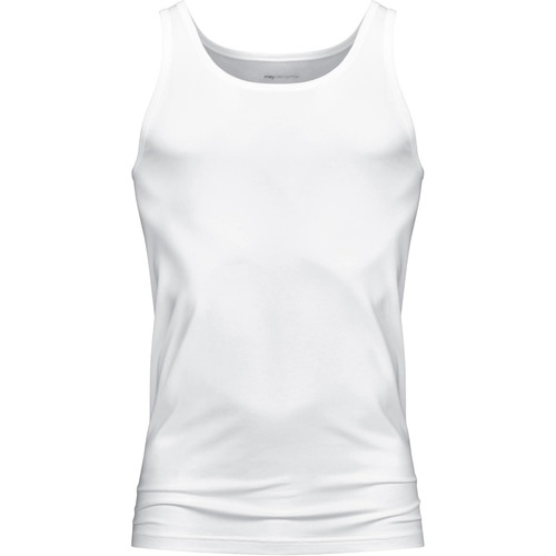 Vêtements Socks T-shirts & Polos Mey Maillot de Corps Athlétique Coton Dry Blanc Blanc