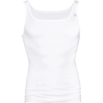 Vêtements Socks T-shirts & Polos Mey Maillot de Corps Noblesse Athlétique Blanc Blanc