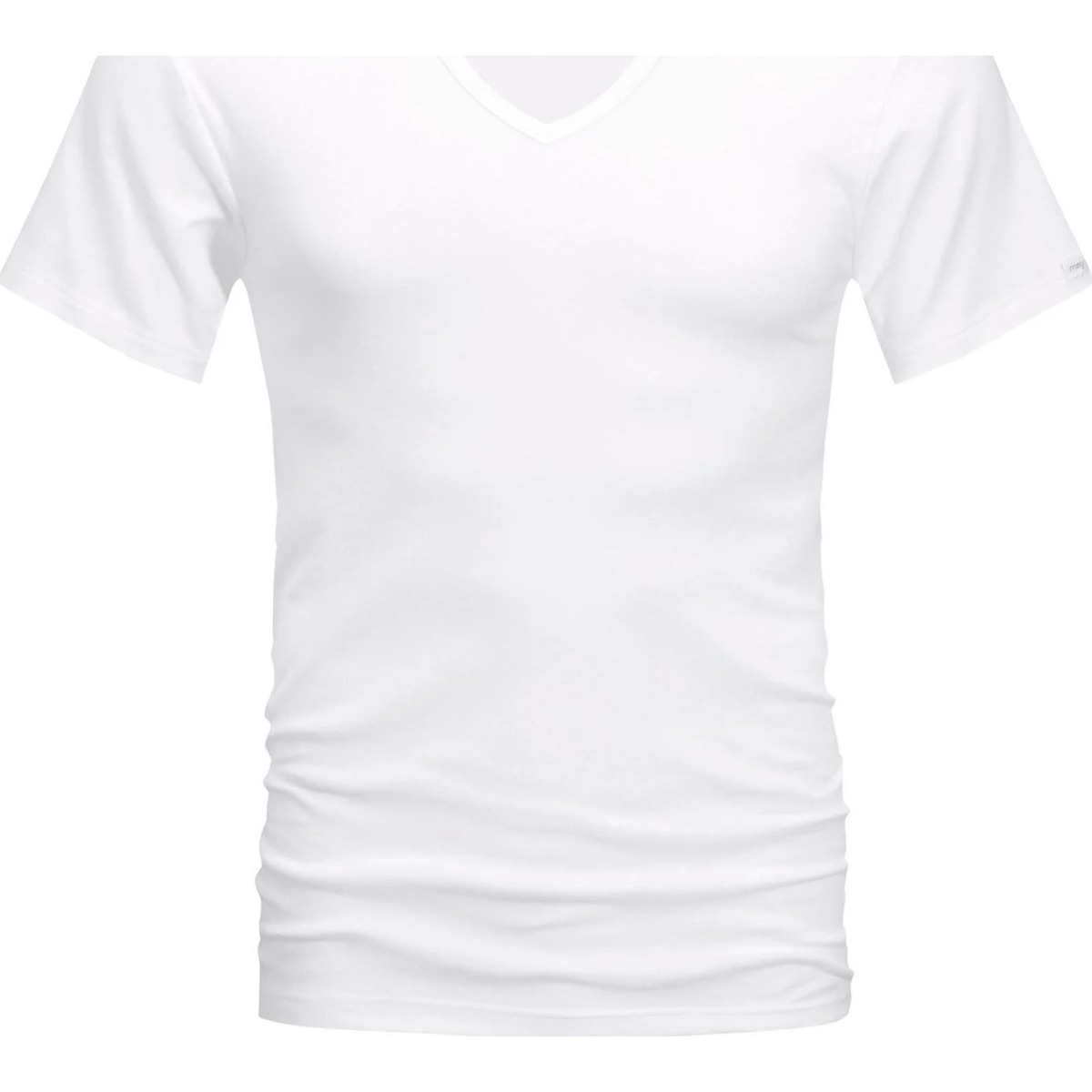 Vêtements Homme T-shirts & Polos Mey T-shirt Noblesse Col-V Blanc Blanc