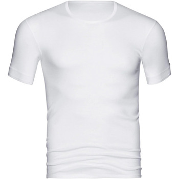 Vêtements Homme Pyjama Long Bleu Foncé Mey T-shirt Col Rond Noblesse Blanc Blanc