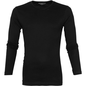 Vêtements Homme T-shirts & Polos Garage T-shirt Basique Manches Longues Noir Noir