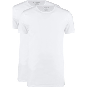 t-shirt garage  t-shirts basiques lot de 2 blanc bio 