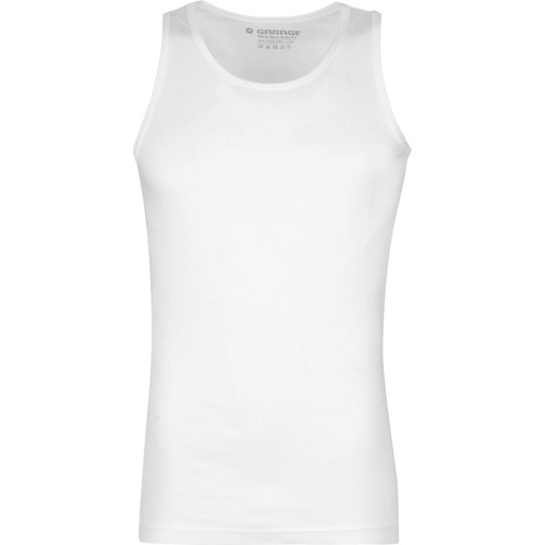 Vêtements Homme T-shirts & Polos Garage Débardeur Stretch Basique Blanc Blanc