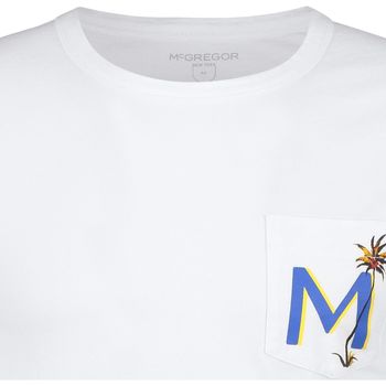 Mcgregor T-Shirt Logo Blanc Poche Blanc