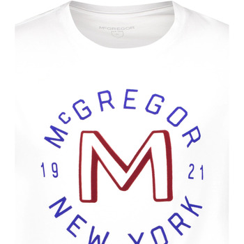 Mcgregor T-Shirt Poche Logo Blanc Blanc