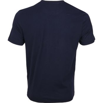 Ecoalf T-Shirt Natal Label Marine Bleu